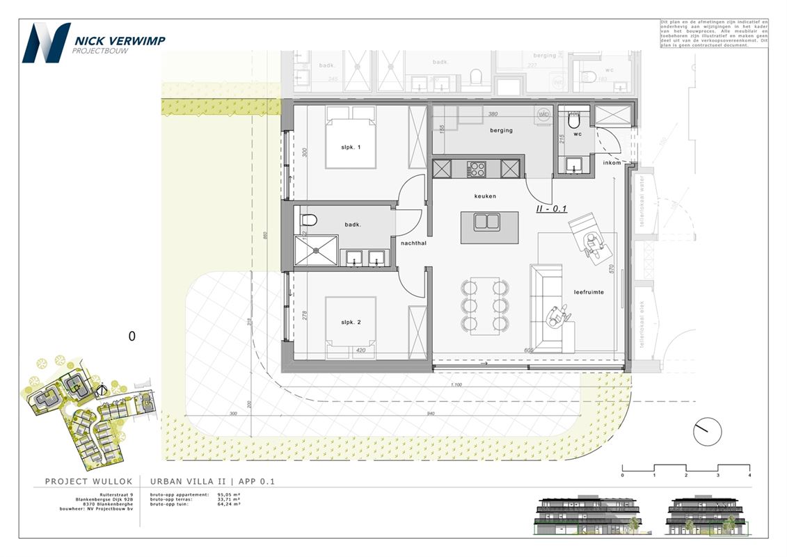 Knus 2-Slaapkamer Huis in Hartje Uitkerk te koop te UITKERKE (8370)
