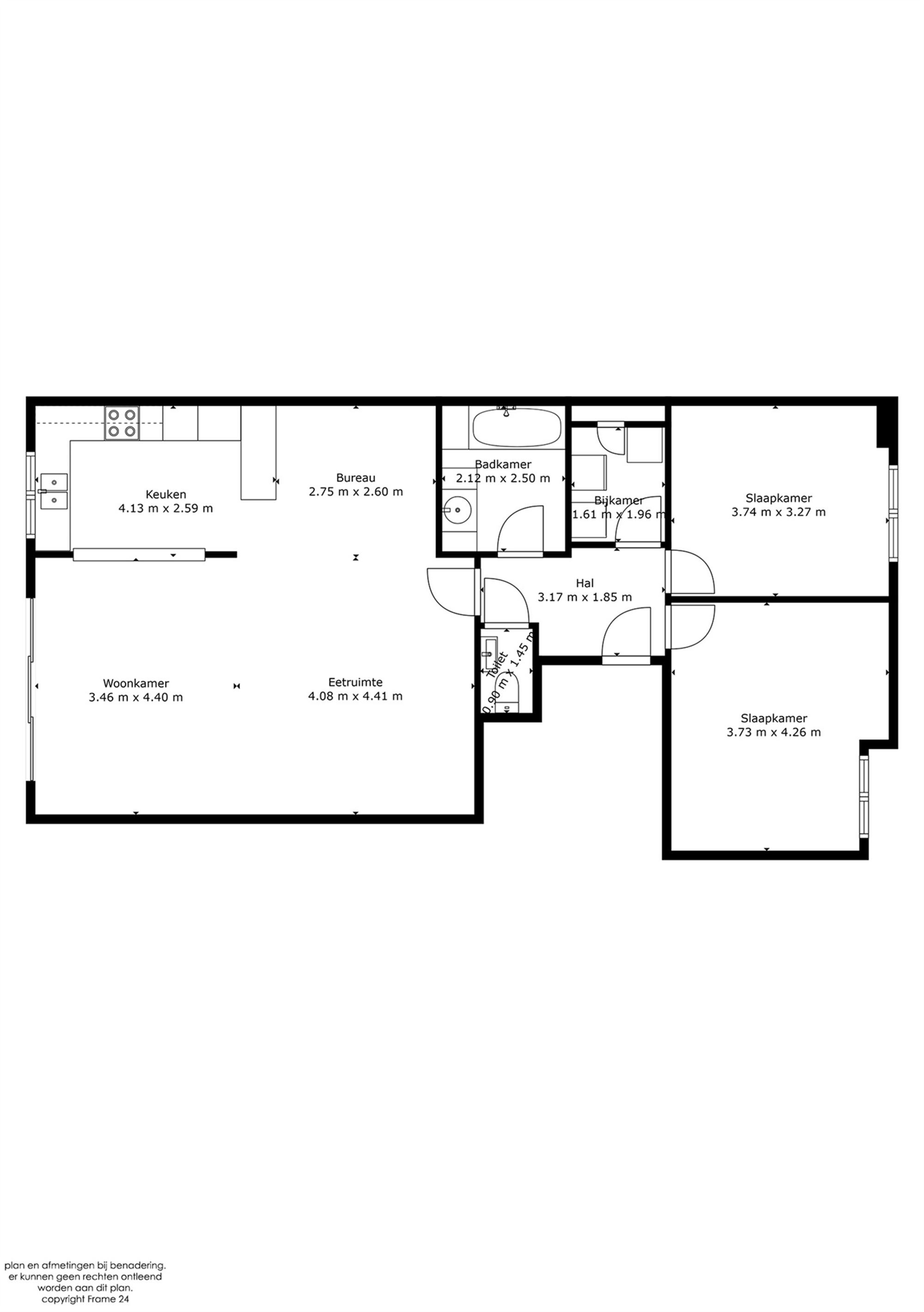 Ruim twee-slaapkamerappartement te Beerzel