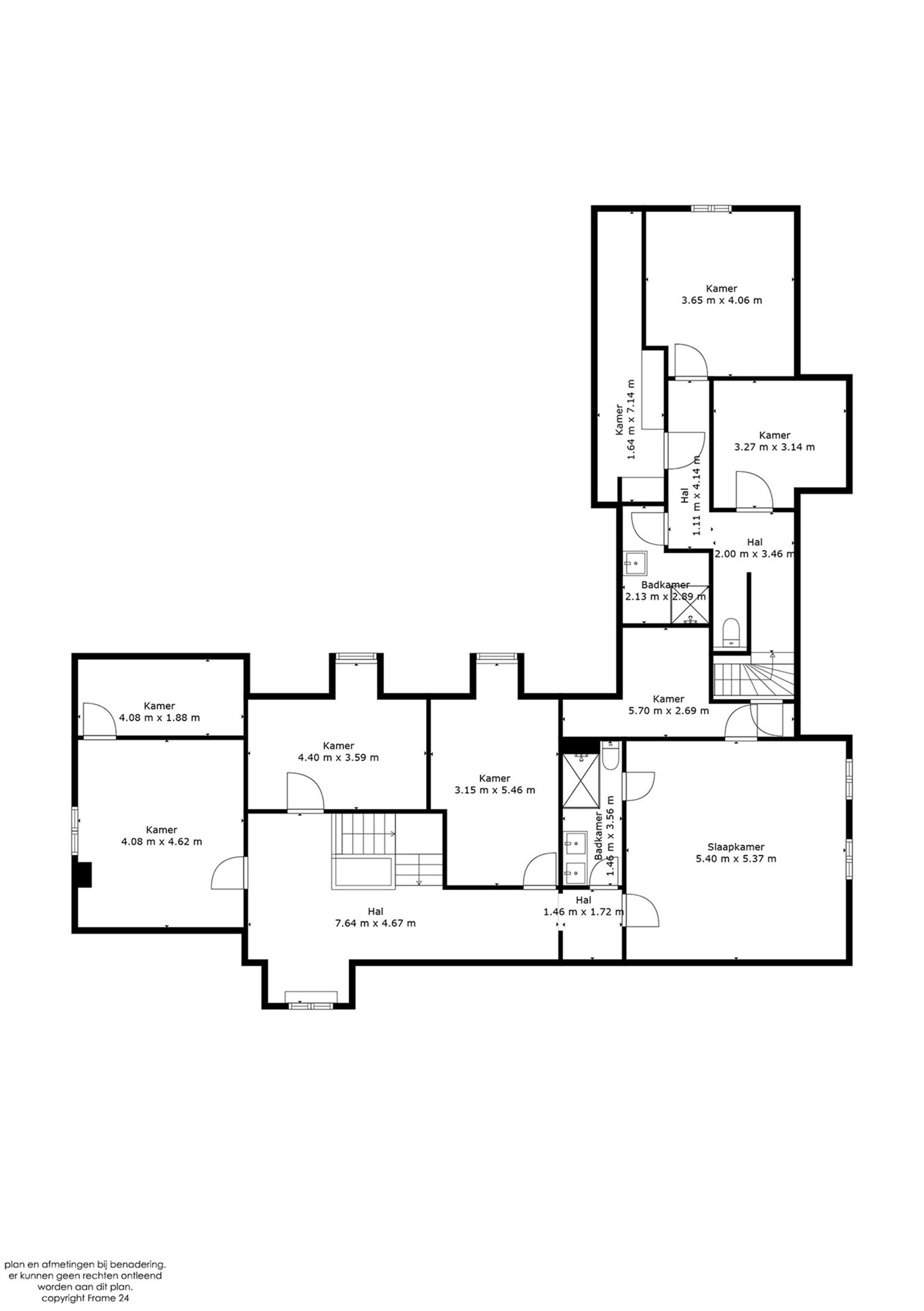 Exploitatiewoning op een perceel van + 1HA, volledig omgeven door groen, te Bonheiden.