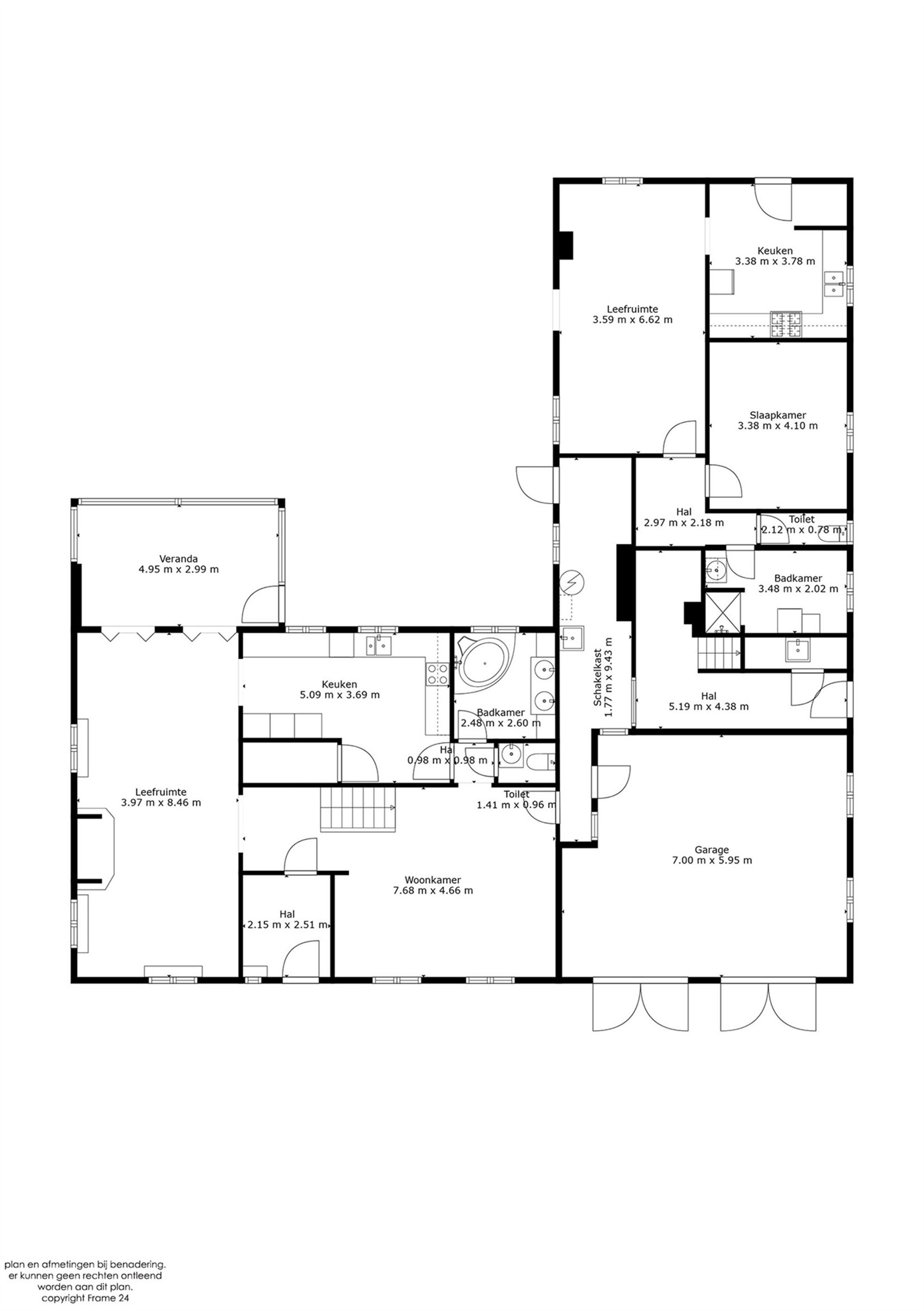 Exploitatiewoning op een perceel van + 1HA, volledig omgeven door groen, te Bonheiden.