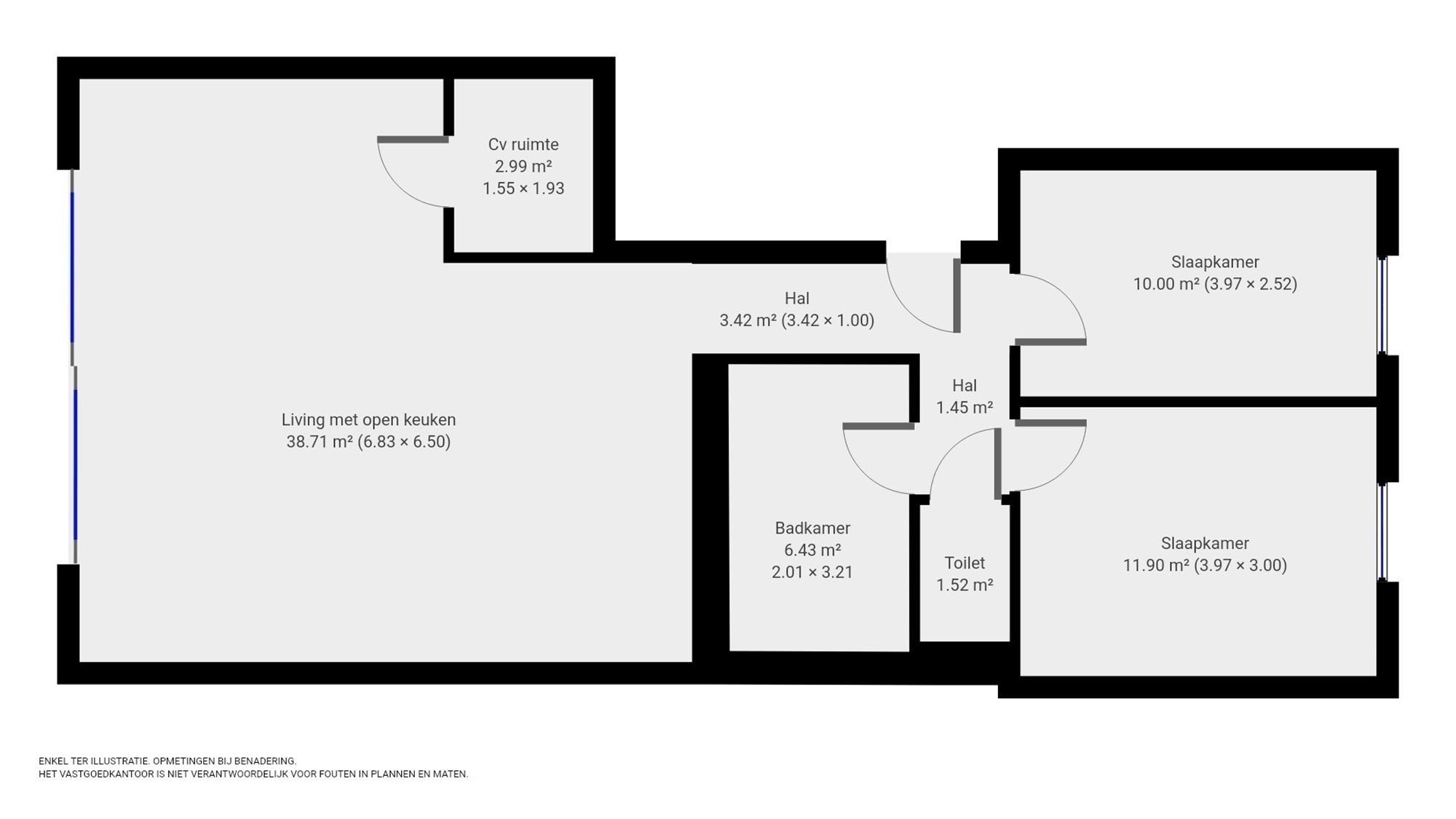 Recent appartement te Putte (Peulis)