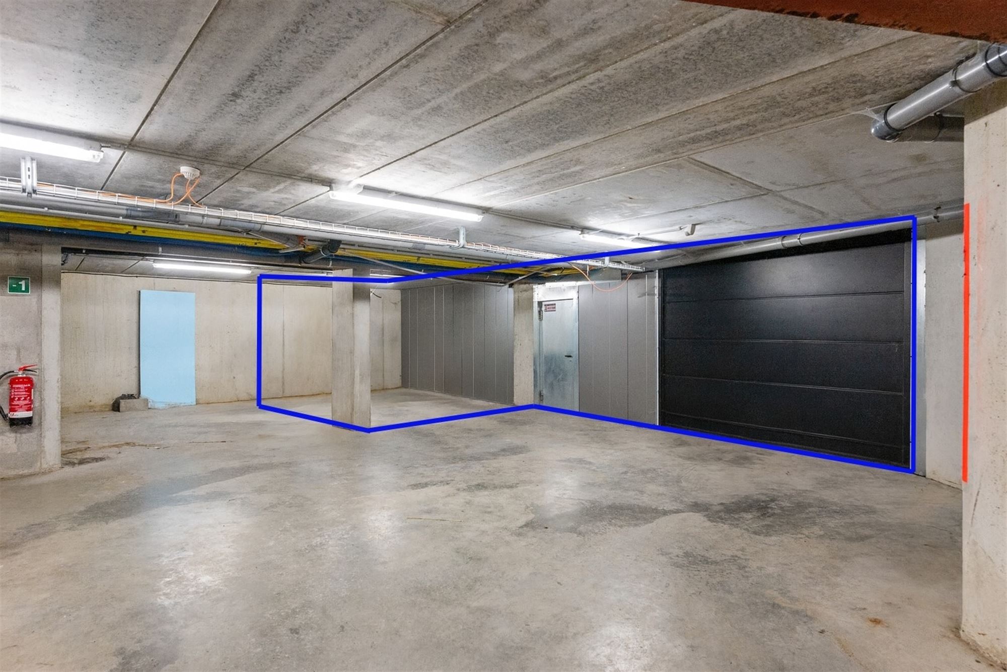 Ondergrondse parking + loods te Sint-Katelijne-Waver