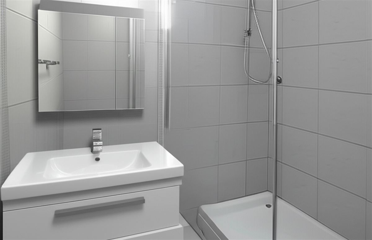 Vernieuwde badkamer