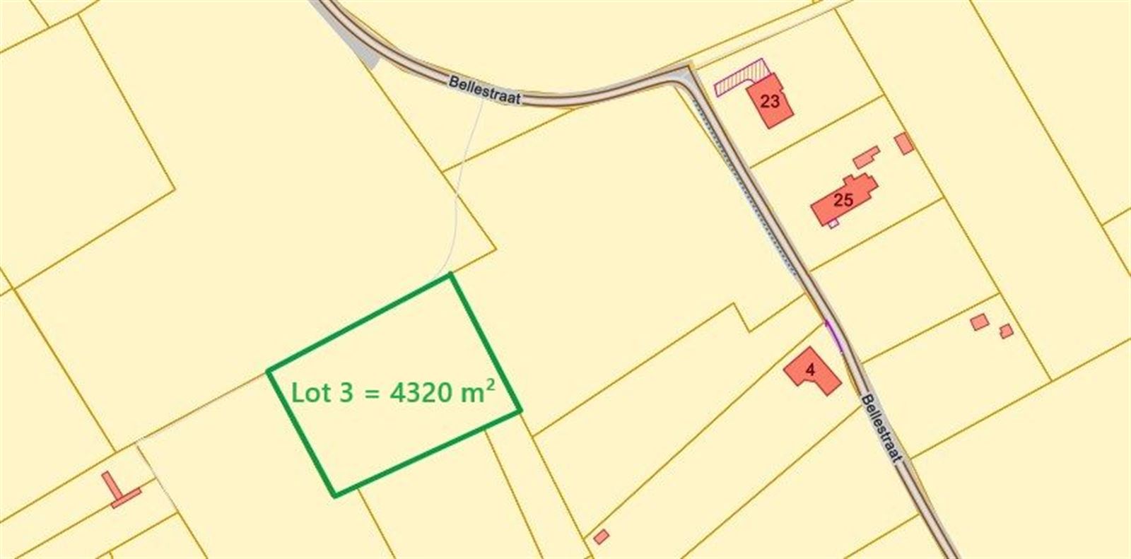 FOTO’S 1 : Landbouwgrond te 1600 SINT-PIETERS-LEEUW (België) - Prijs € 64.800