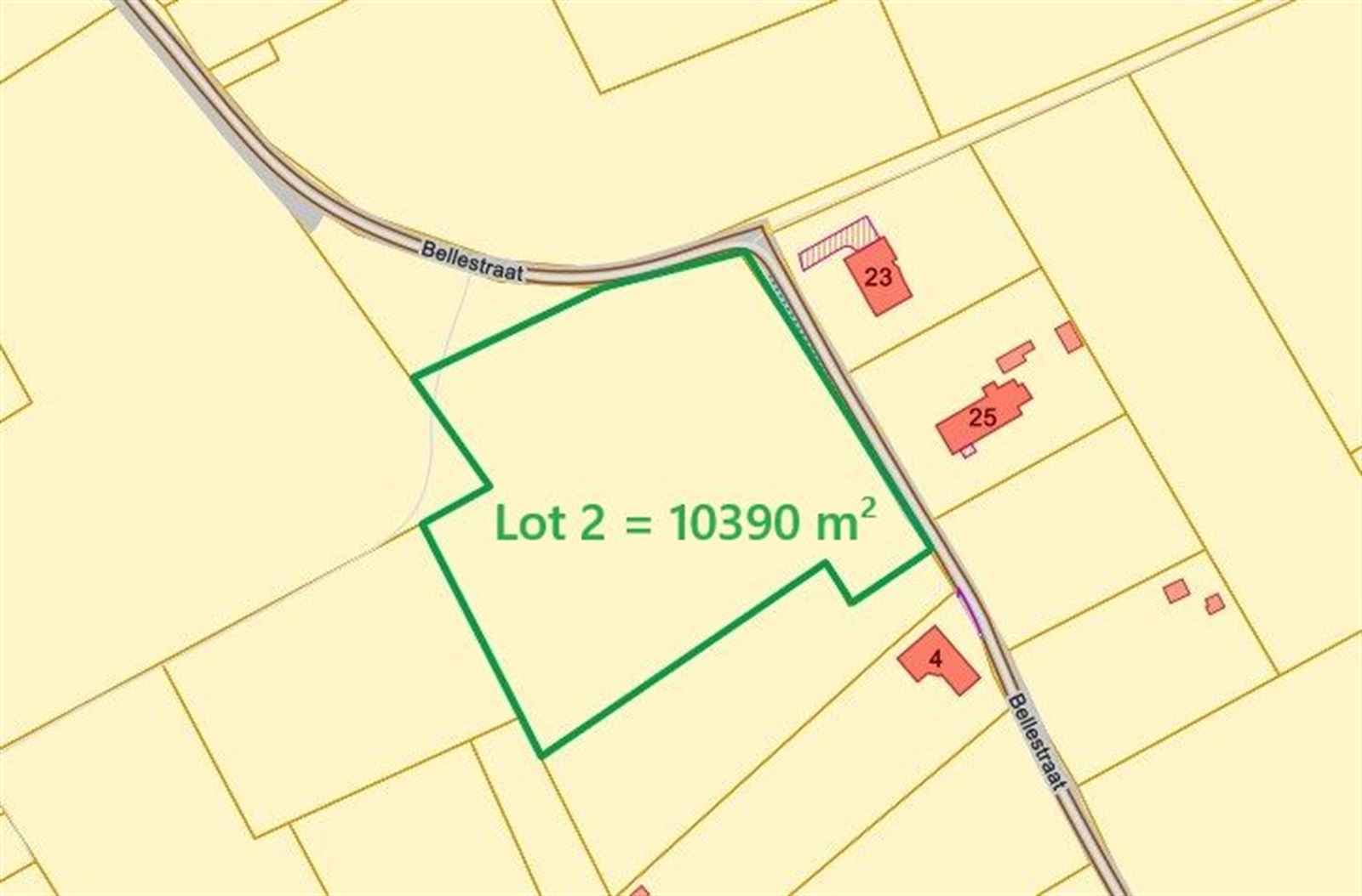 FOTO’S 1 : Landbouwgrond te 1600 SINT-PIETERS-LEEUW (België) - Prijs € 155.850