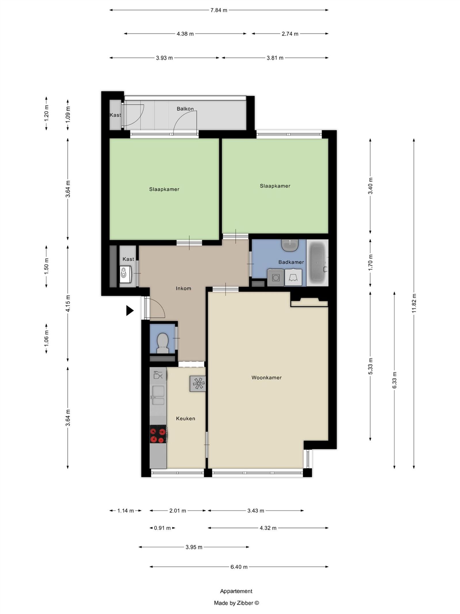 FOTO’S 3 : Appartement te 1601 RUISBROEK (België) - Prijs € 195.000