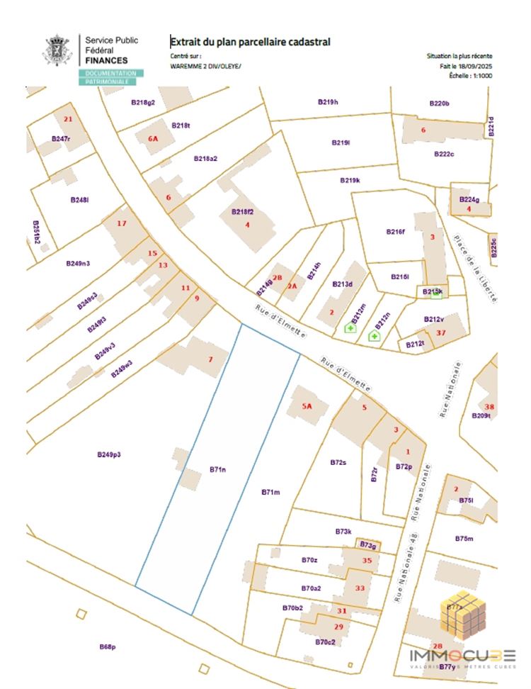Image 6 : Terrain à bâtir à 4300 OLEYE (Belgique) - Prix 125.000 €