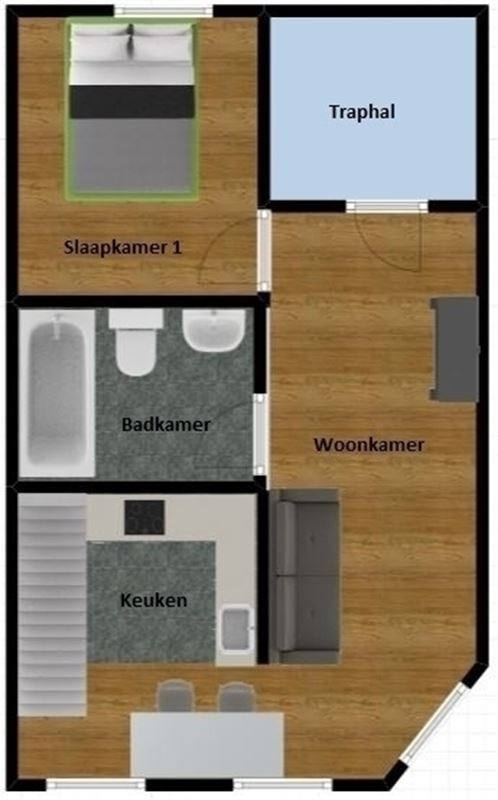 Foto 9 : Appartement te 2000 Antwerpen (België) - Prijs € 675
