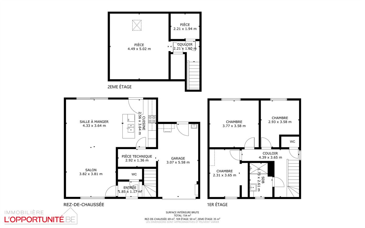 Splendide villa récente 2023, 4 chambres, garage et jardin sud-ouest prix HTVA.