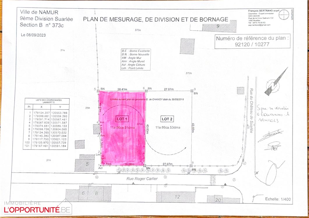 terrain à bâtir