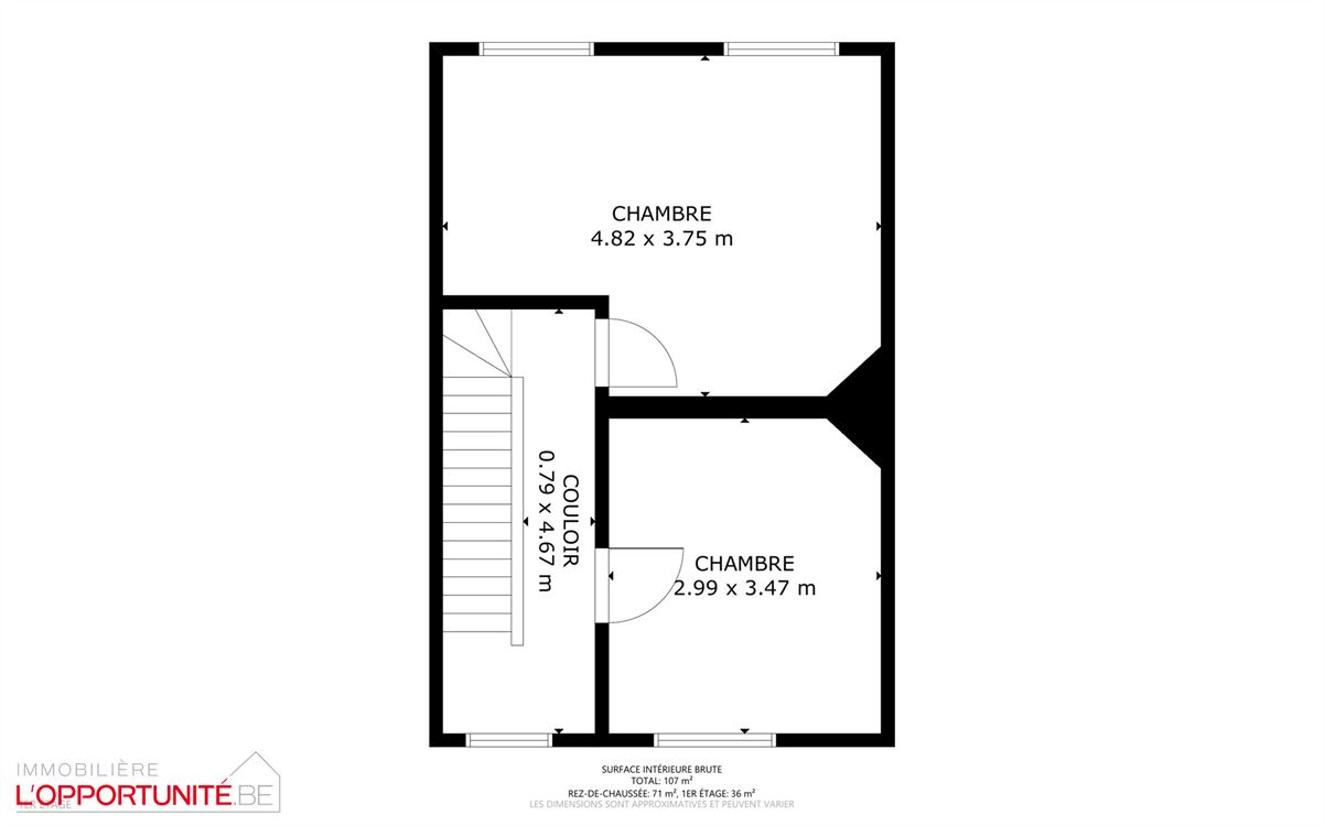 Belle maison à rénover, deux chambres, grenier, beau jardin.