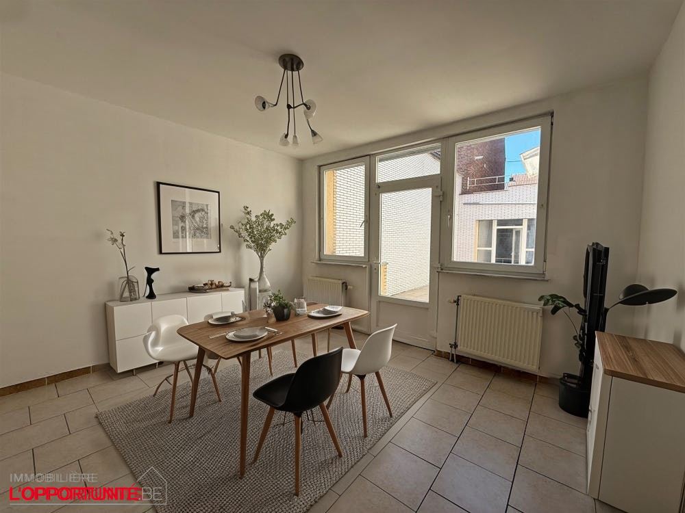 Superbe immeuble 4 appartements + 2 maisons. Entièrement loué. 2 terrasses et un garage. Compteurs séparés, chauffage central gaz, chaudières individuelles. Rentabilité net de +/- 6,5%.