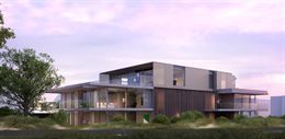 Ruim appartement met twee slaapkamers op het gelijkvloers

Inkom met plaats voor vestiaire
Gastentoilet
Twee slaapkamers
Badkamer met douche en d...