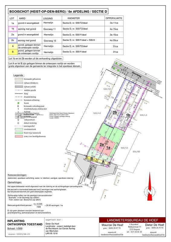 Foto 2 : Bouwgrond te 2221 BOOISCHOT (België) - Prijs € 132.000