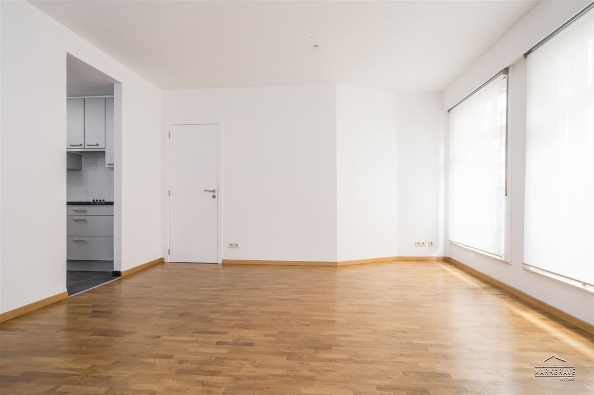 Gelijkvloers appartement met 1 slp en ondergrondse parking
