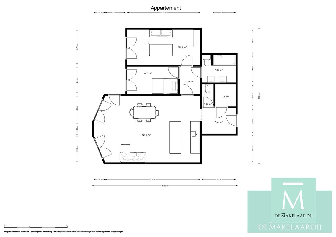 Foto 21 : Appartement te 2800 MECHELEN (België) - Prijs € 479.000