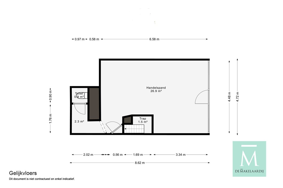 Foto 9 : Winkelruimte te 2800 MECHELEN (België) - Prijs € 279.000