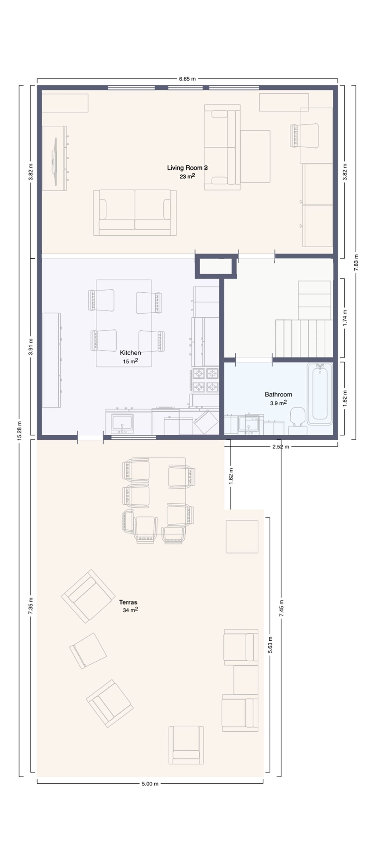 Duplex appartement in Centrum Schoten