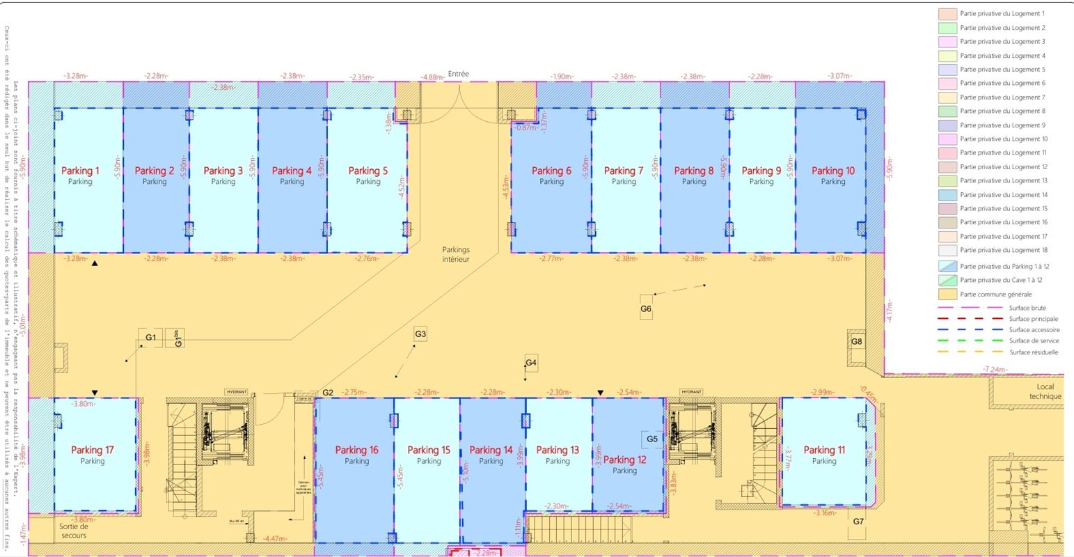 "Logement 7" - Joli appartement - 1 ch. - 1 SDB