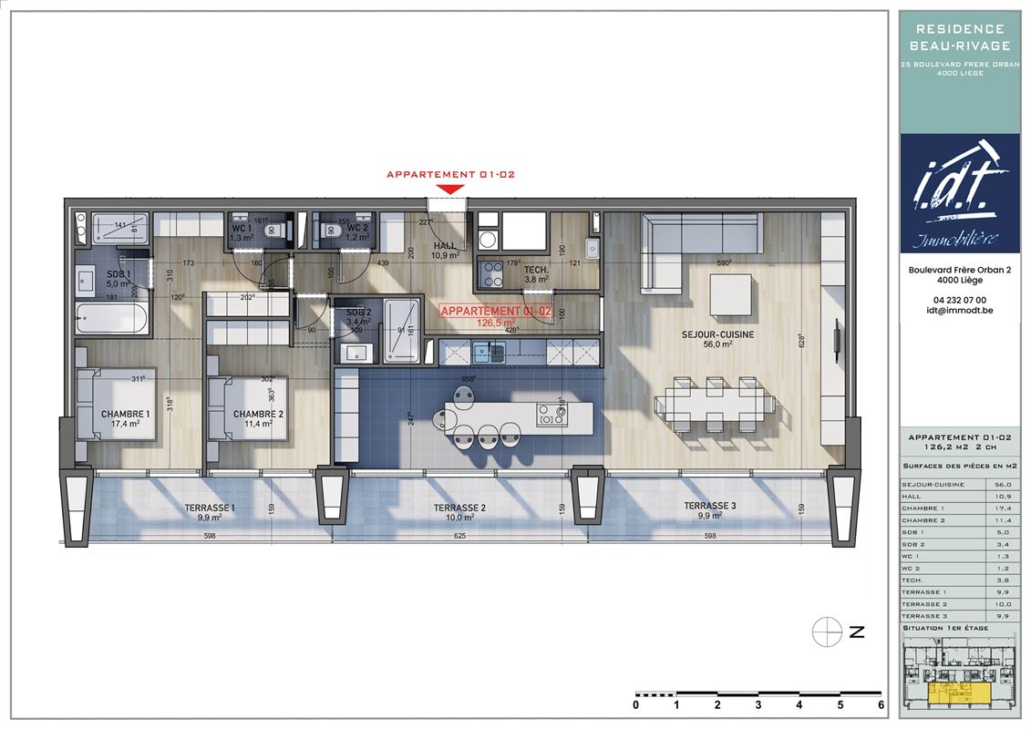 Image 12 : Appartement à 4000 LIÈGE (Belgique) - Prix 495.000 €