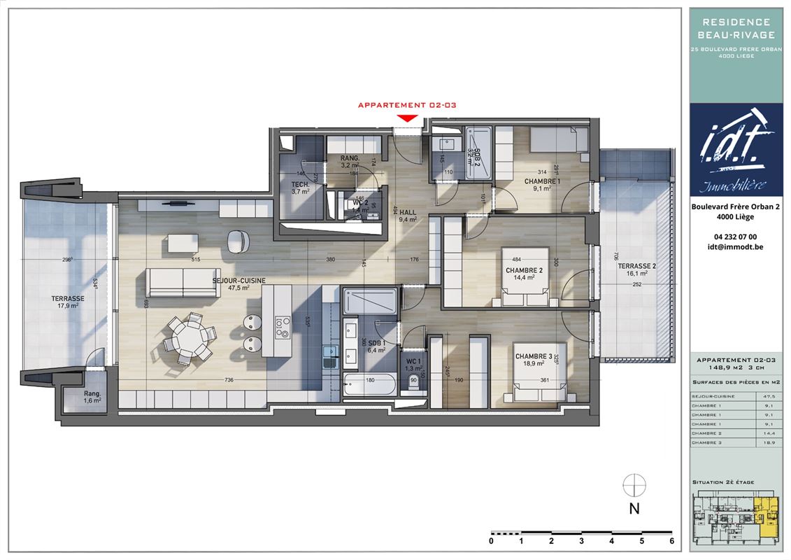 Image 30 : Appartement à 4000 LIÈGE (Belgique) - Prix 590.000 €