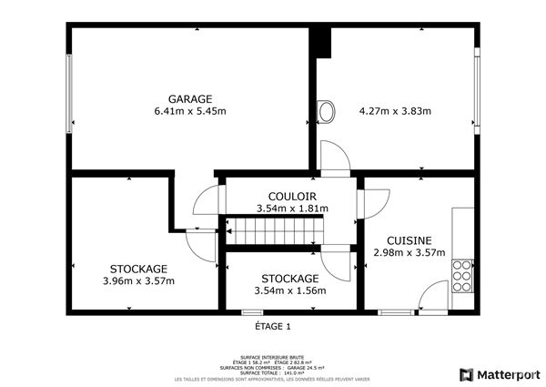 Maison type bel étage 3 ch/ jardin/ terrasse dans une rue en cul de sac