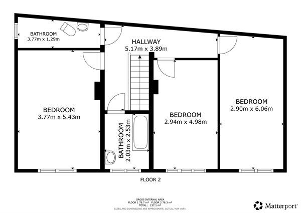 Maison de 3 chambres aux volumes généreux 