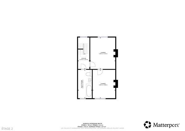 Maison 4 chambres avec de beaux volumes