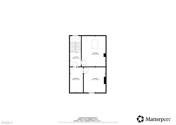 Maison 4 chambres avec de beaux volumes