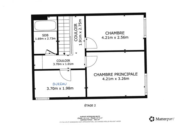 Maison 2 chambres 