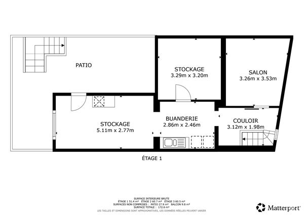 Maison 3ch avec emplacements de parking