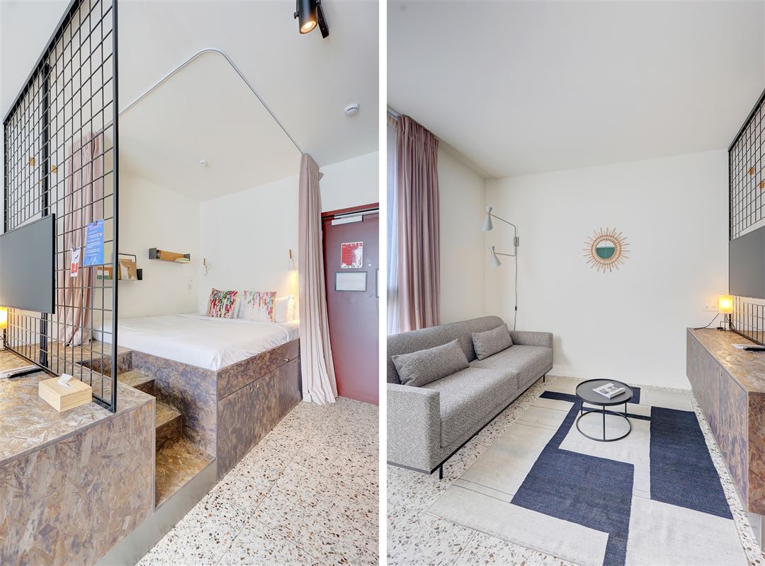 Gemeubileerde deluxe room bij YUST in Antwerpen Berchem