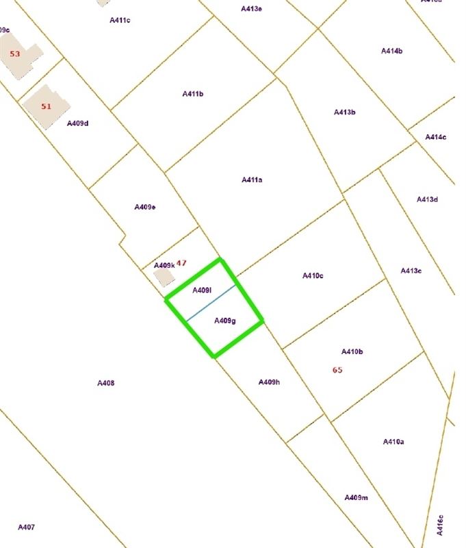Grond met vervallen chalet - 558 m²