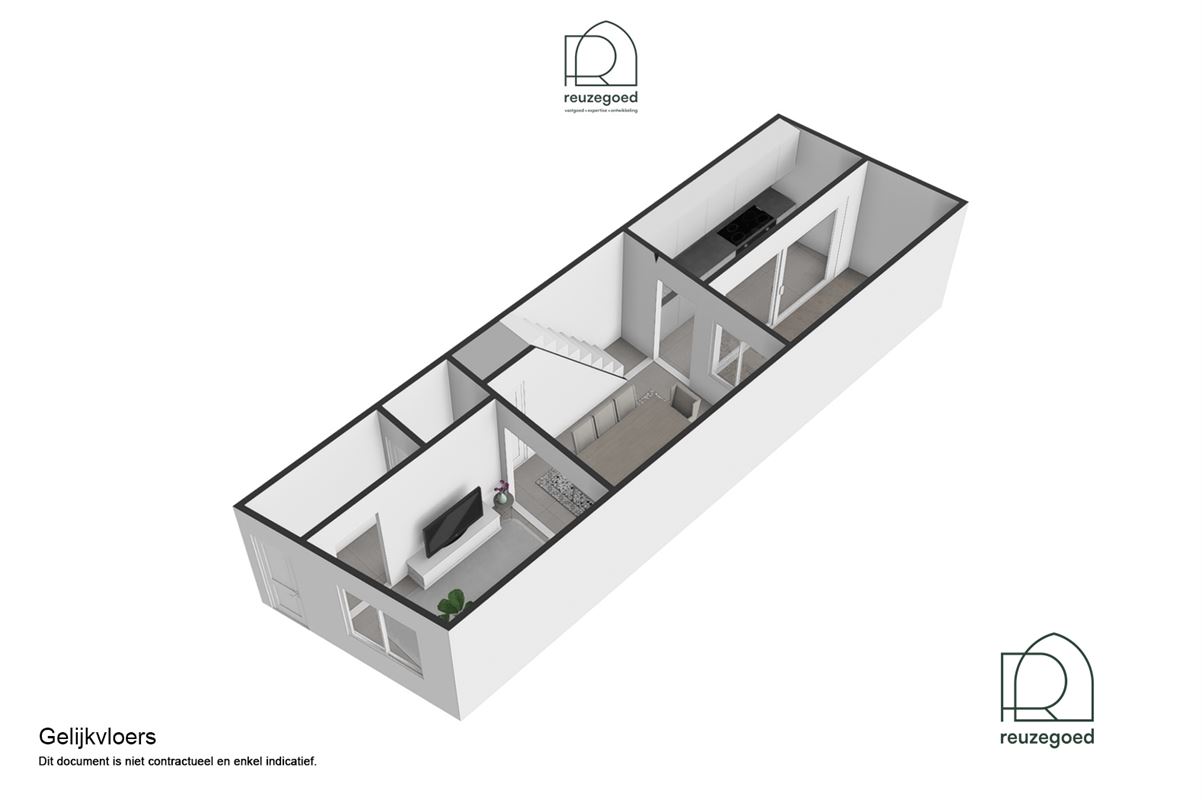 Instapklare, volledig gerenoveerde woning met 3 slaapkamers