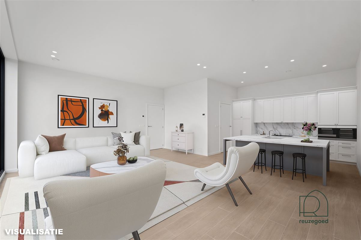 Stijlvol nieuwbouwappartement met twee slaapkamers in Leuven