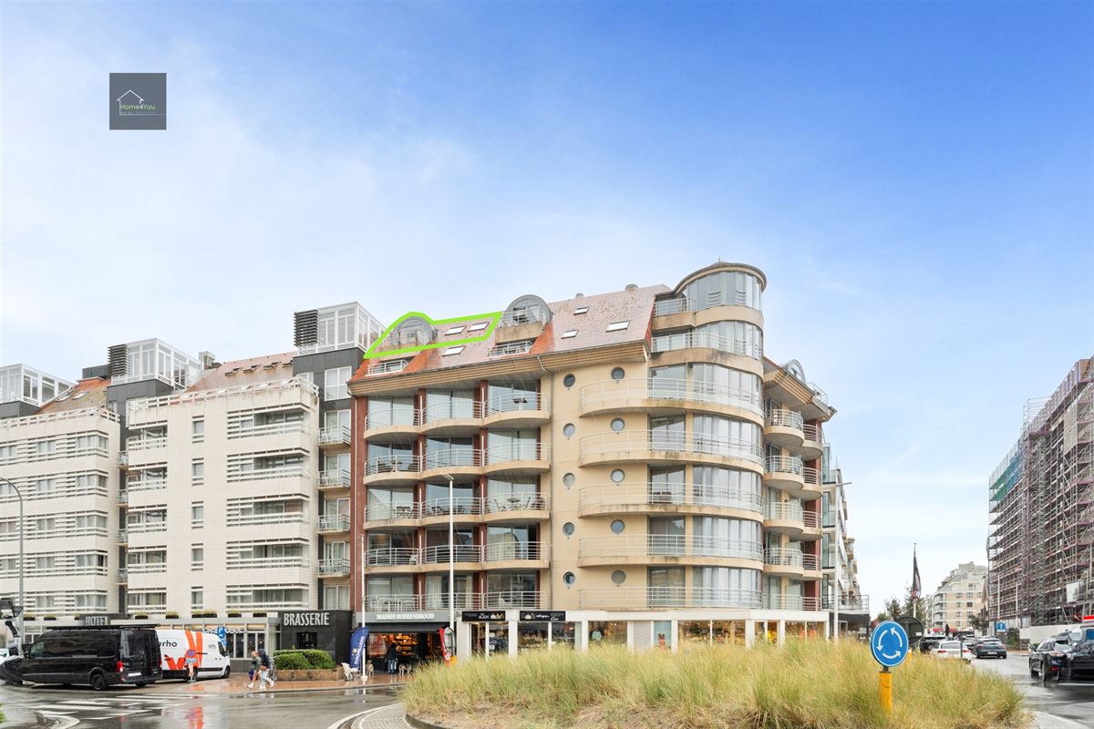 Uniek appartement op de 7e verdieping met terras en zeezicht