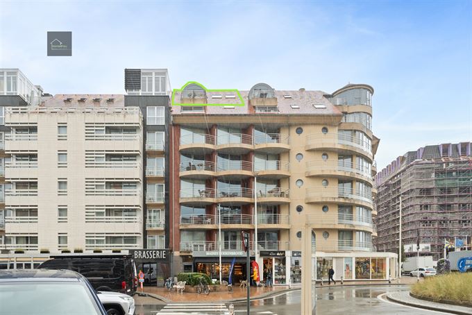 Uniek appartement op de 7e verdieping met terras en zeezicht