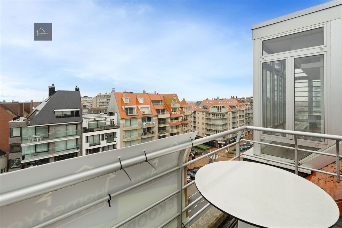 Uniek appartement op de 7e verdieping met terras en zeezicht