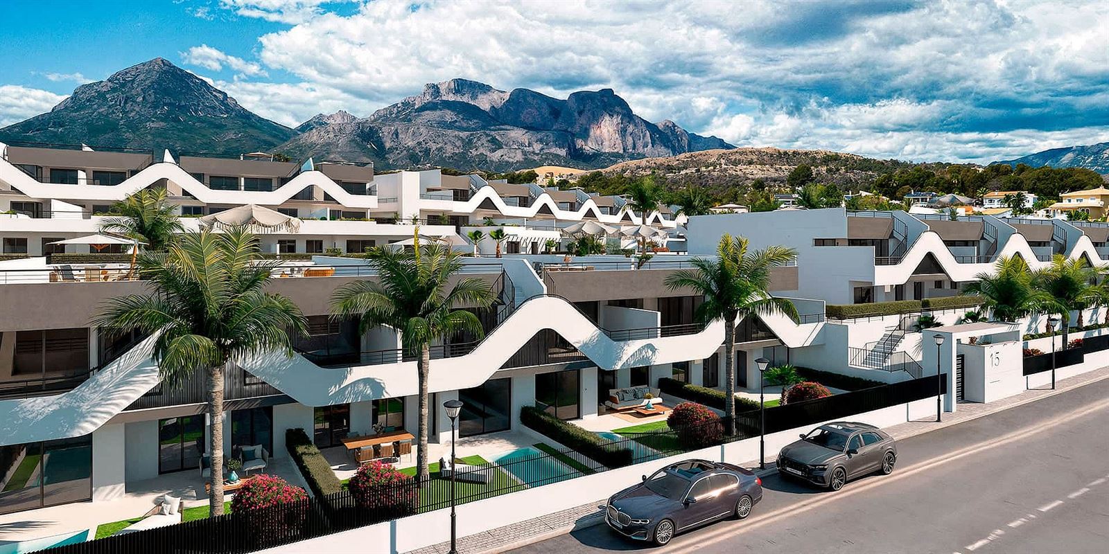 Image 6 : Apartment with terrace IN 03580 Alfaz Del Pi (Spain) - Price 287.000 €