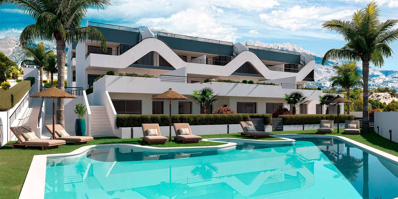 Image 5 : Apartment with terrace IN 03580 Alfaz Del Pi (Spain) - Price 287.000 €