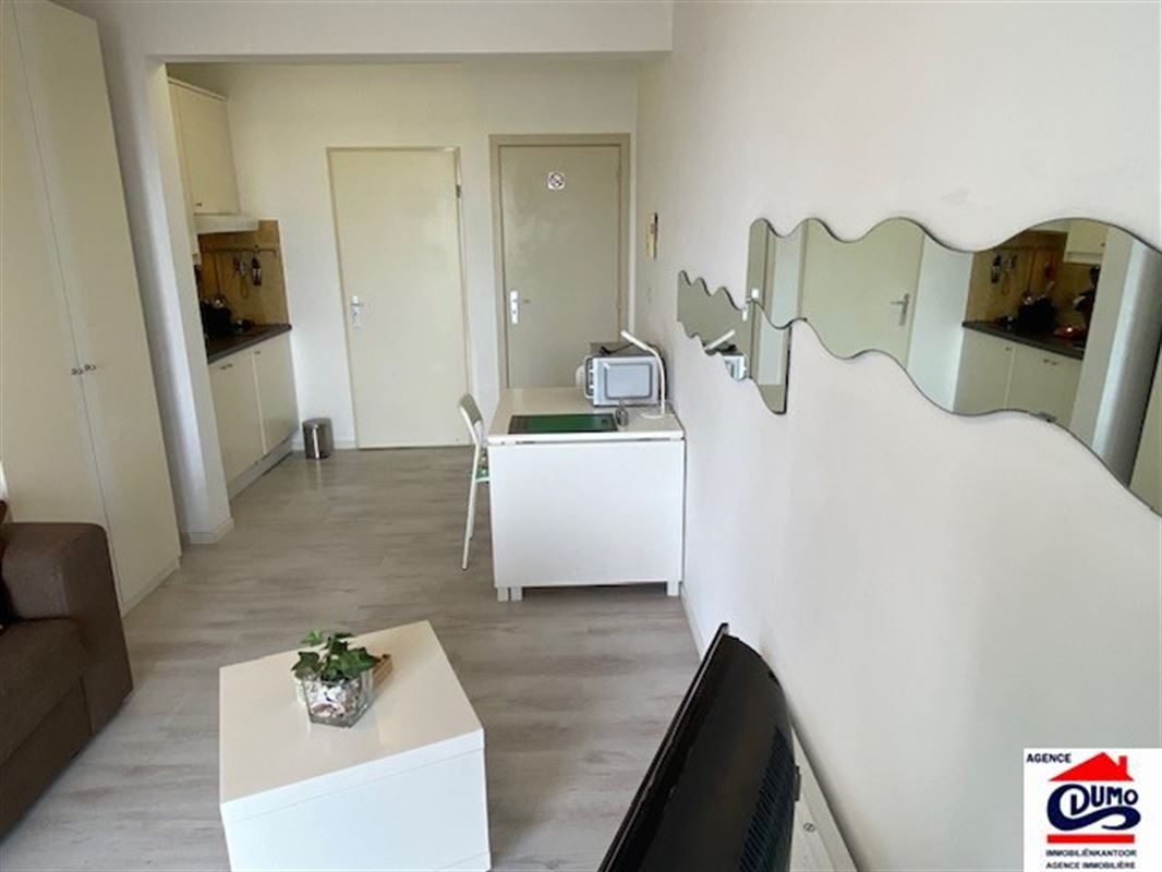 Gemeubelde studio met zeezicht