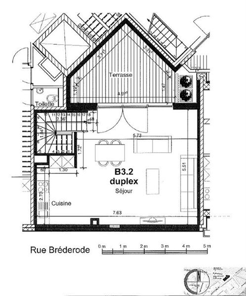 Duplex de standing derrière le Palais Royal