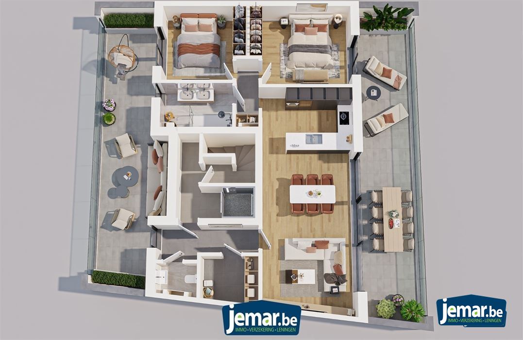 Penthouse op 4de verdiep