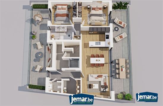 Penthouse op 4de verdiep