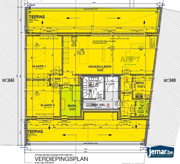Penthouse op 4de verdiep