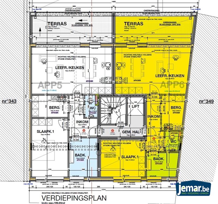 Appartement op 3de verdiep