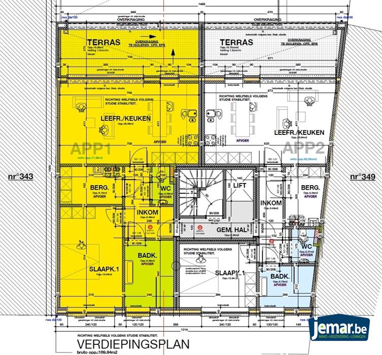 Appartement op 1ste verdiep links