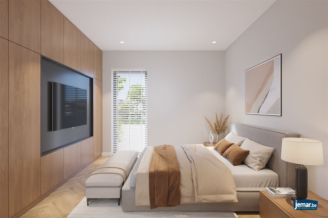 Gelijkvloers appartement met tuin