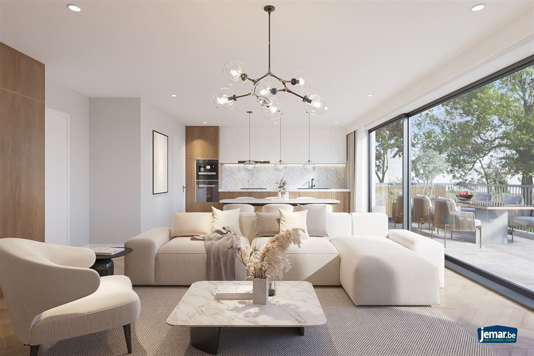 Gelijkvloers appartement met tuin