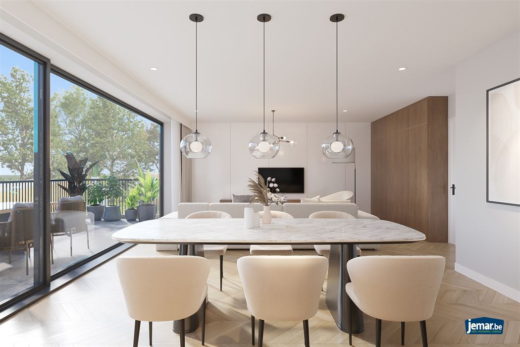 Gelijkvloers appartement met tuin
